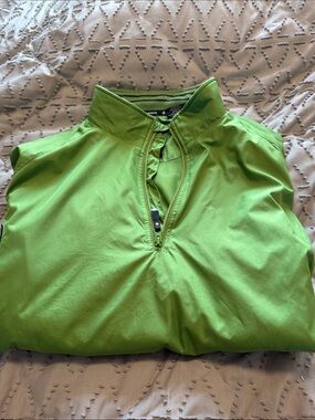 Sunice Men’s Bright Lime Green Quarter-Zip Pullover